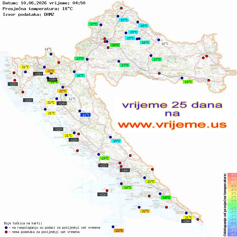 Vrijeme danas
