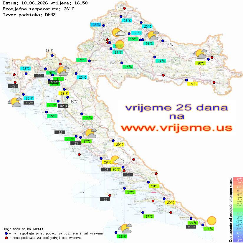 Vrijeme danas