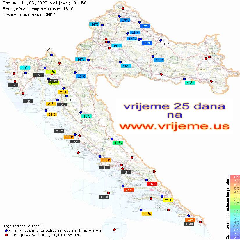 Vrijeme danas