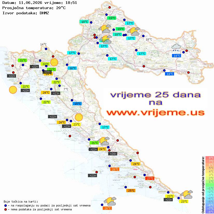 Vrijeme danas