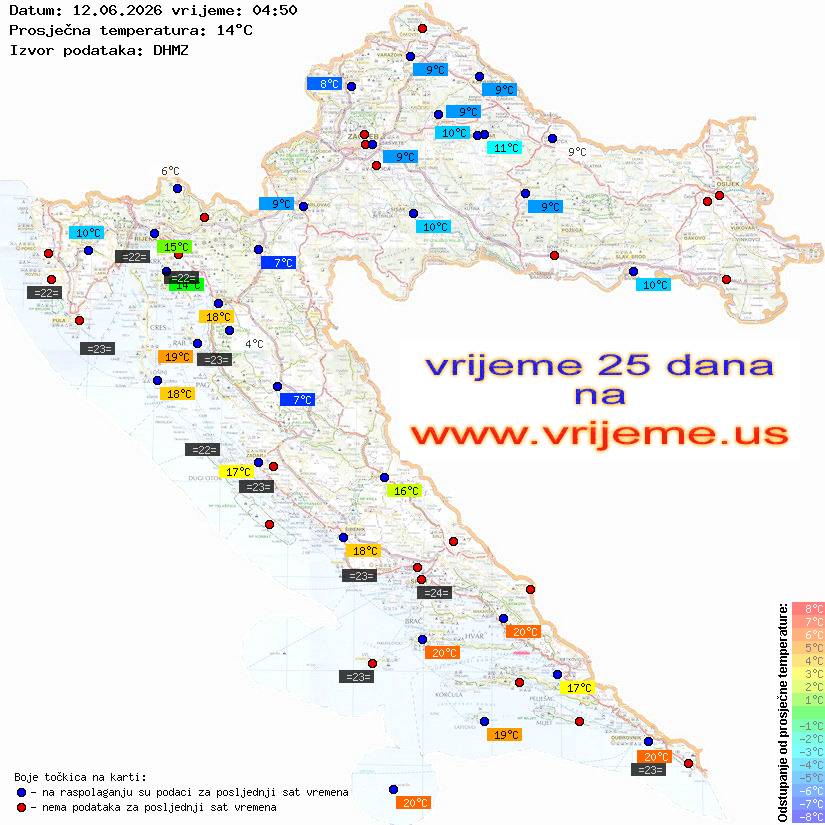 Vrijeme danas
