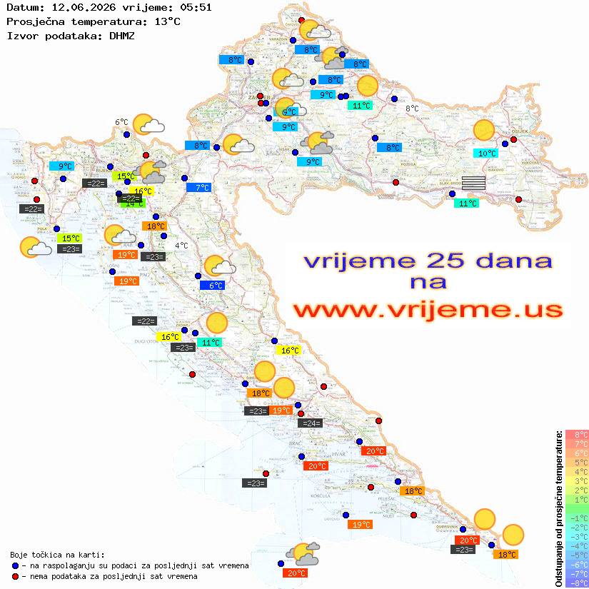 Vrijeme danas