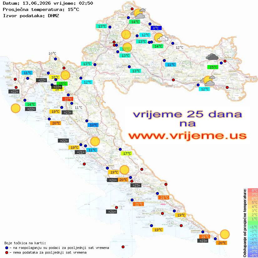 Vrijeme danas
