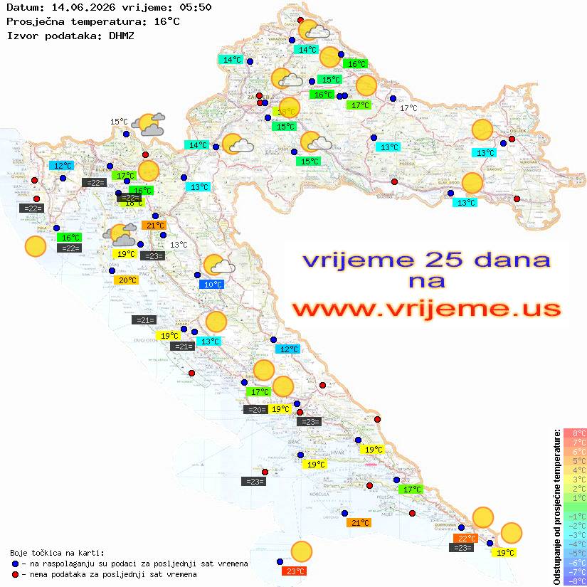 Vrijeme danas