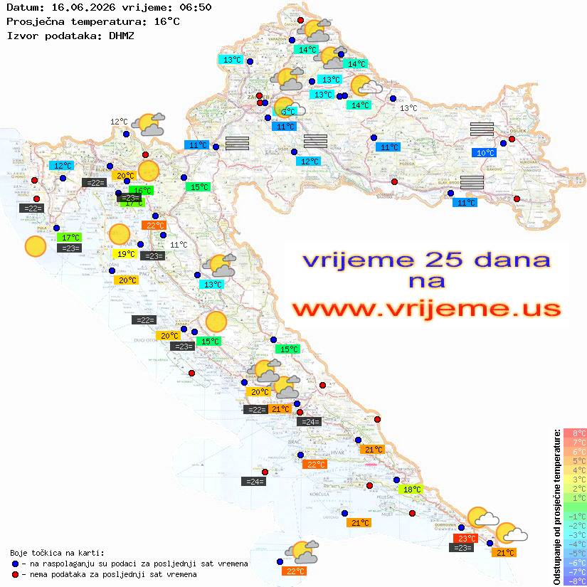 Vrijeme danas