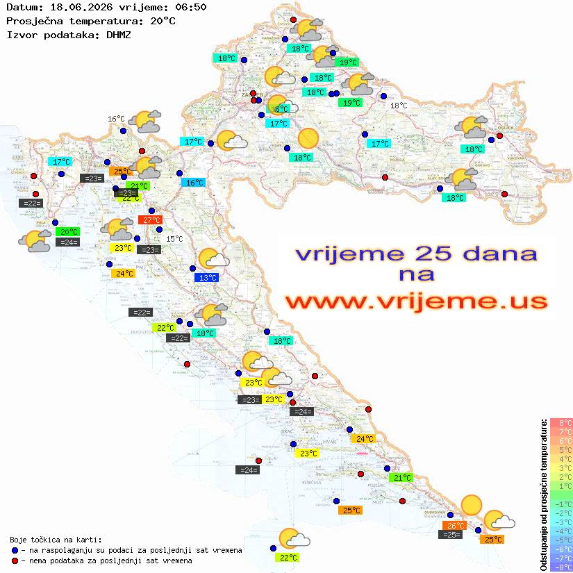Vrijeme danas