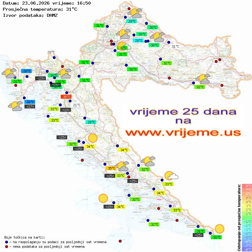 Vrijeme danas