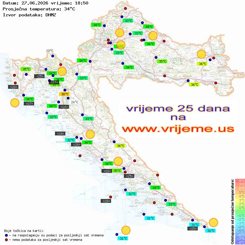 Vrijeme danas
