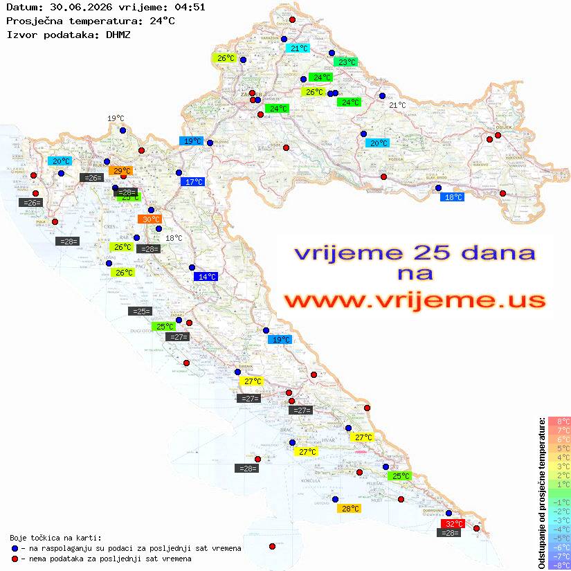 Vrijeme danas
