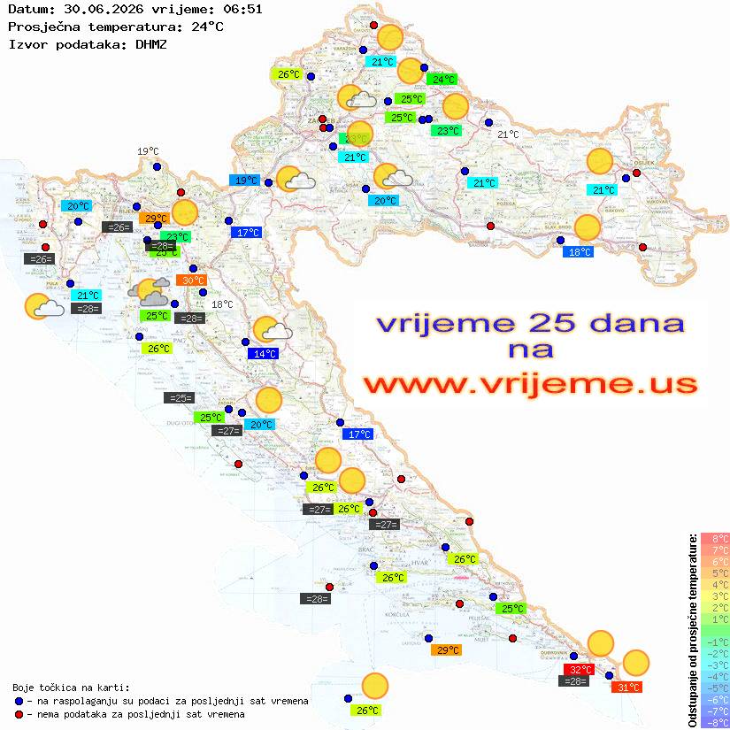 Vrijeme danas