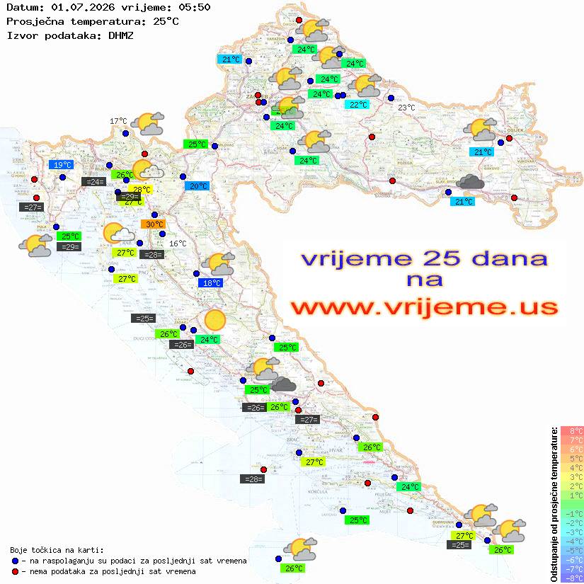 Vrijeme danas