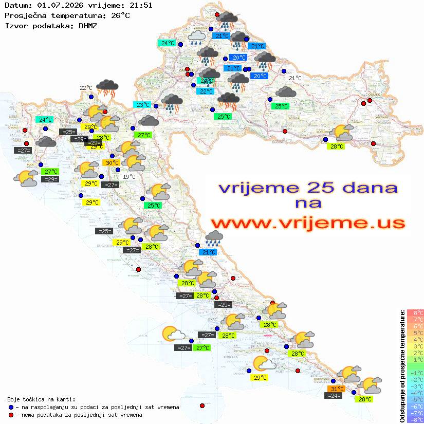 Vrijeme danas