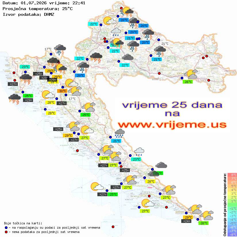 Vrijeme danas