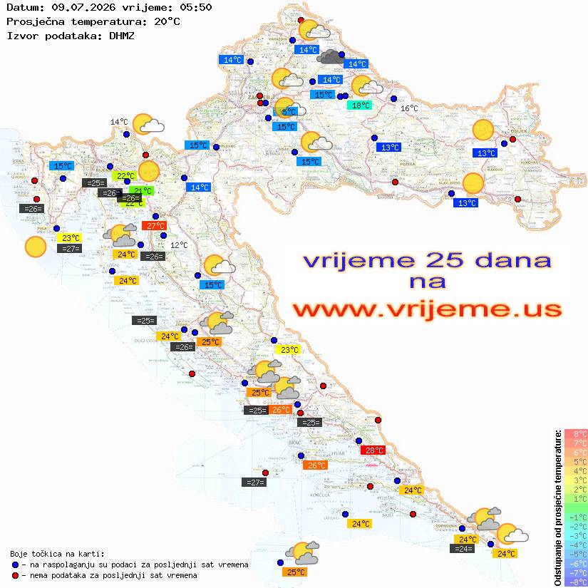 Vrijeme danas