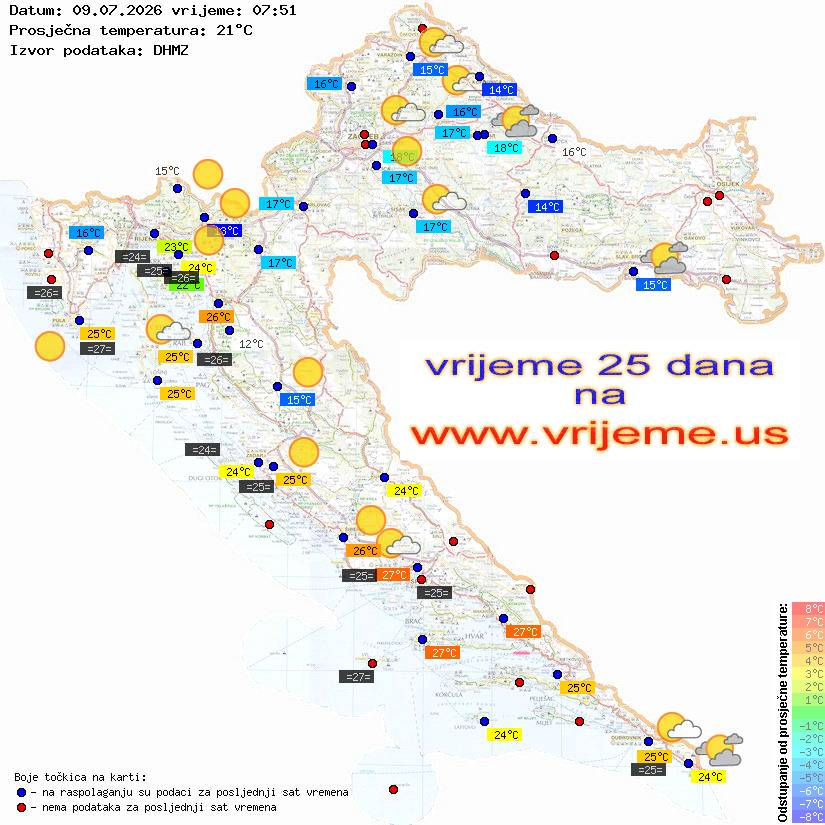 Vrijeme danas