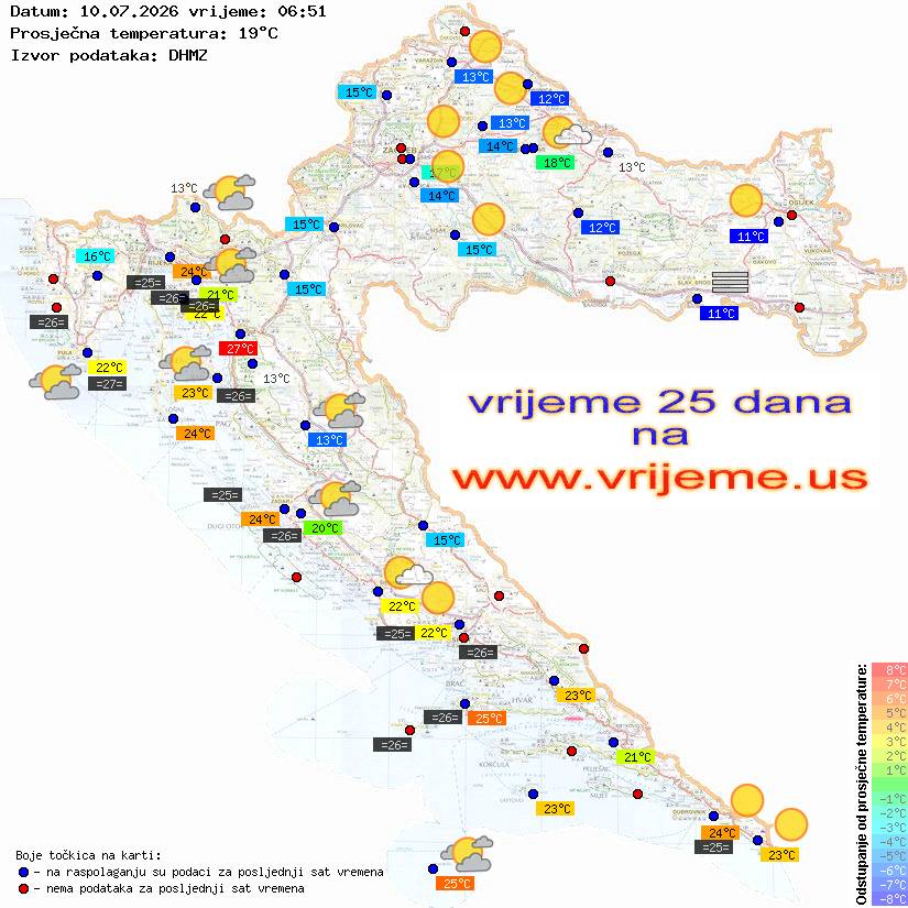 Vrijeme danas