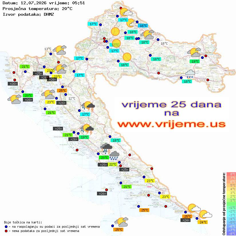 Vrijeme danas
