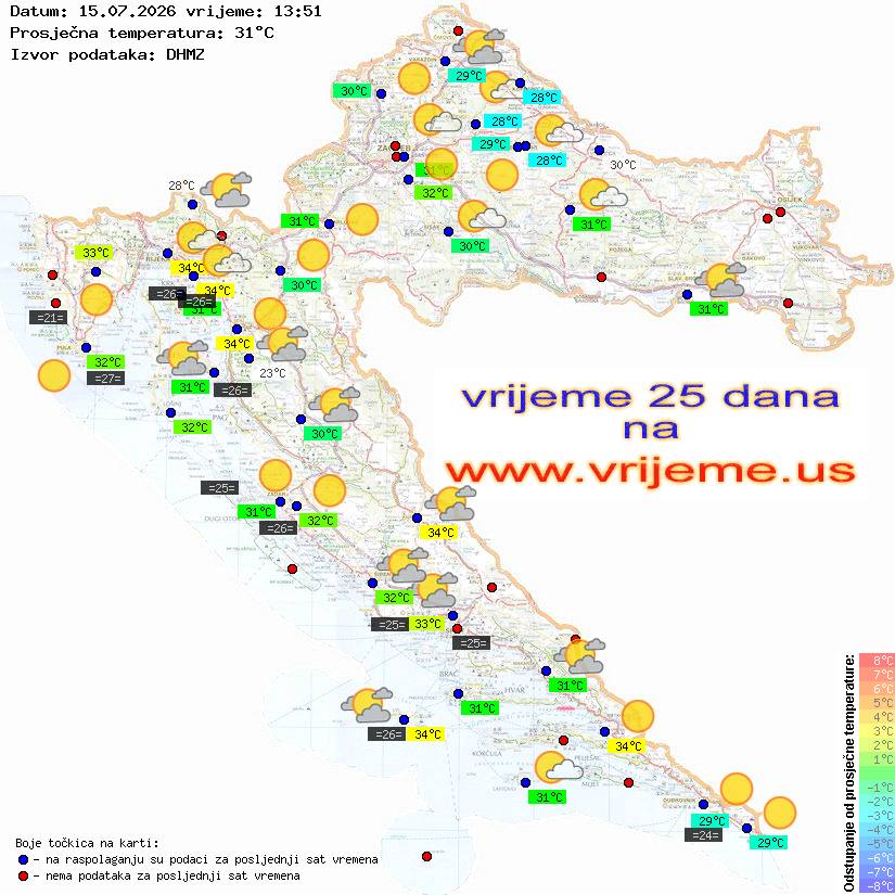Vrijeme danas