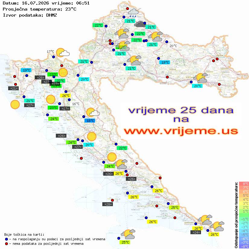 Vrijeme danas