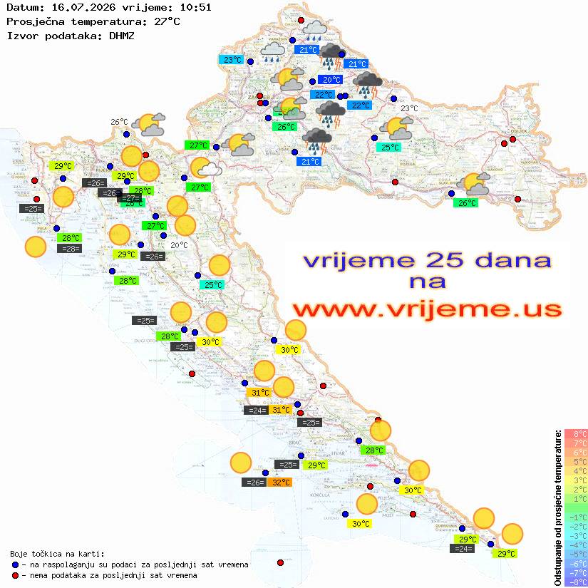 Vrijeme danas