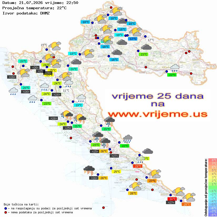 Vrijeme danas
