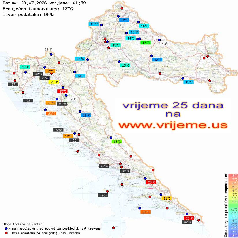 Vrijeme danas