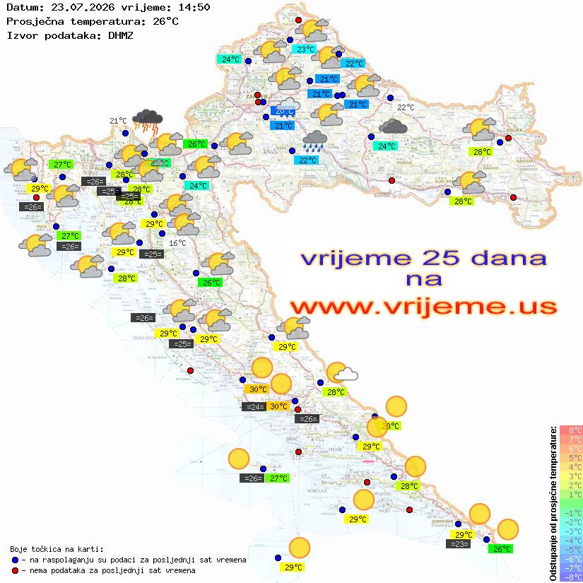 Vrijeme danas