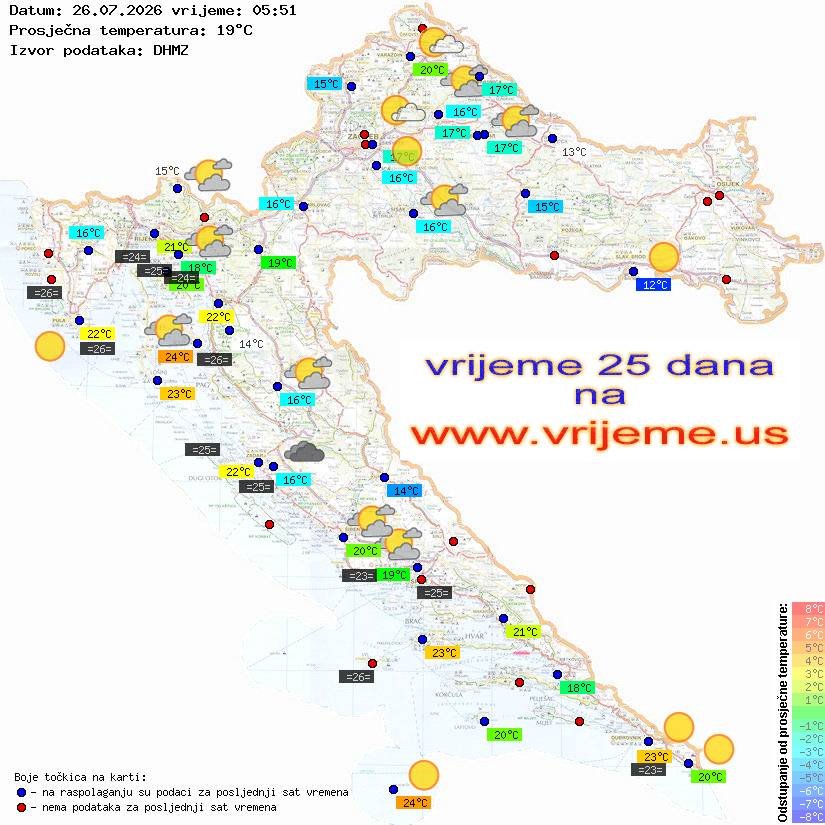 Vrijeme danas