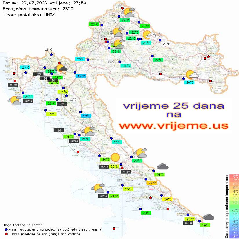 Vrijeme danas