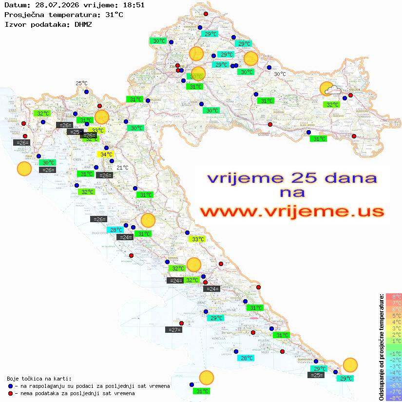 Vrijeme danas
