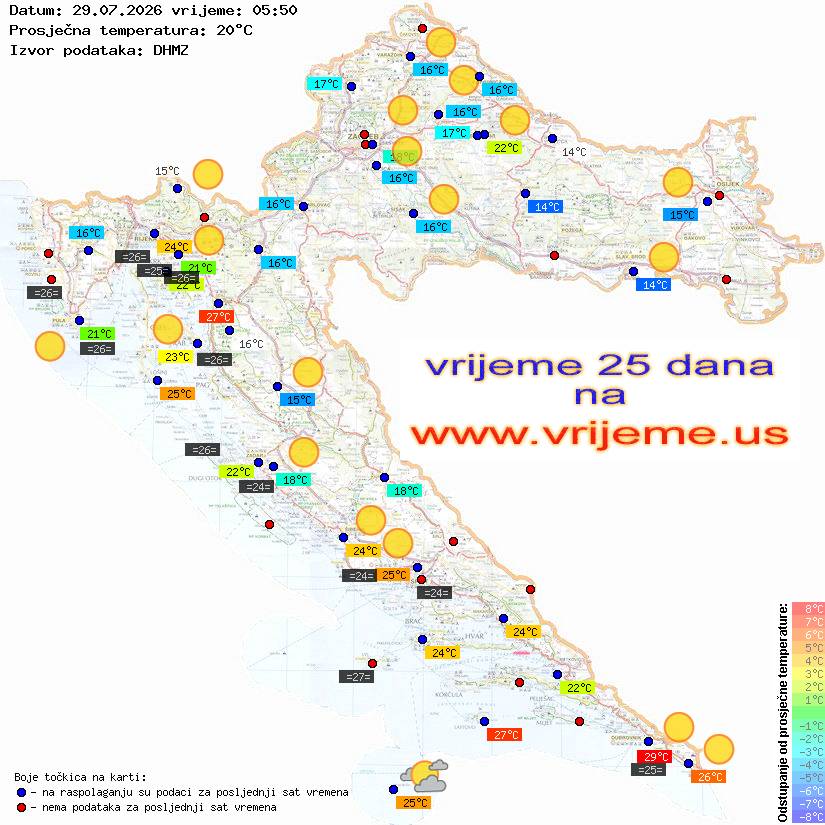 Vrijeme danas
