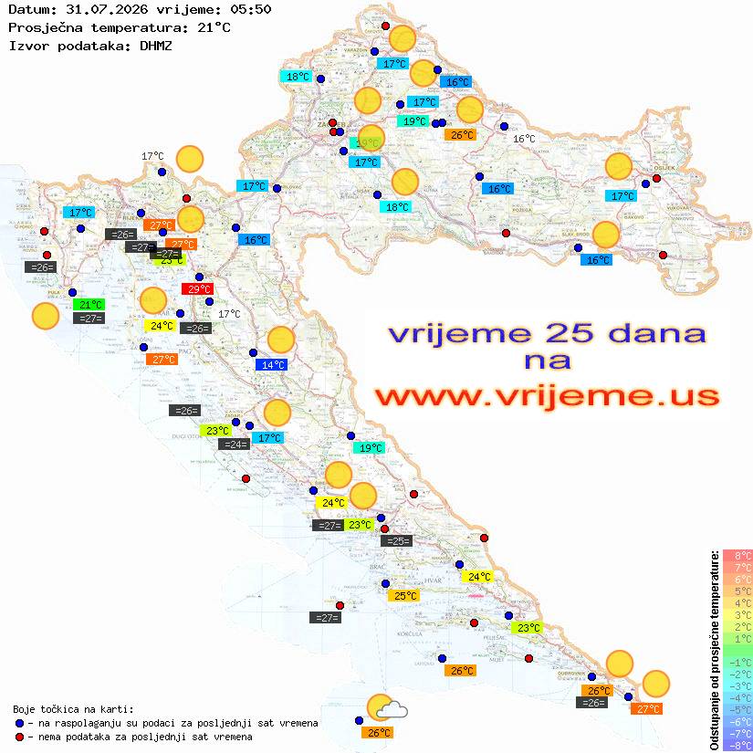 Vrijeme danas