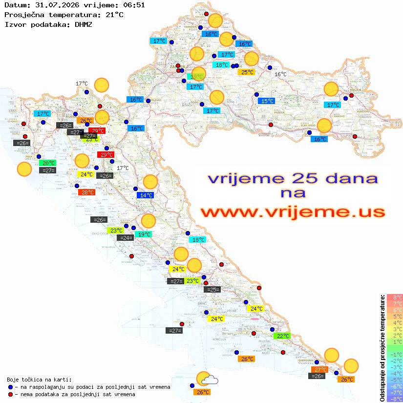 Vrijeme danas