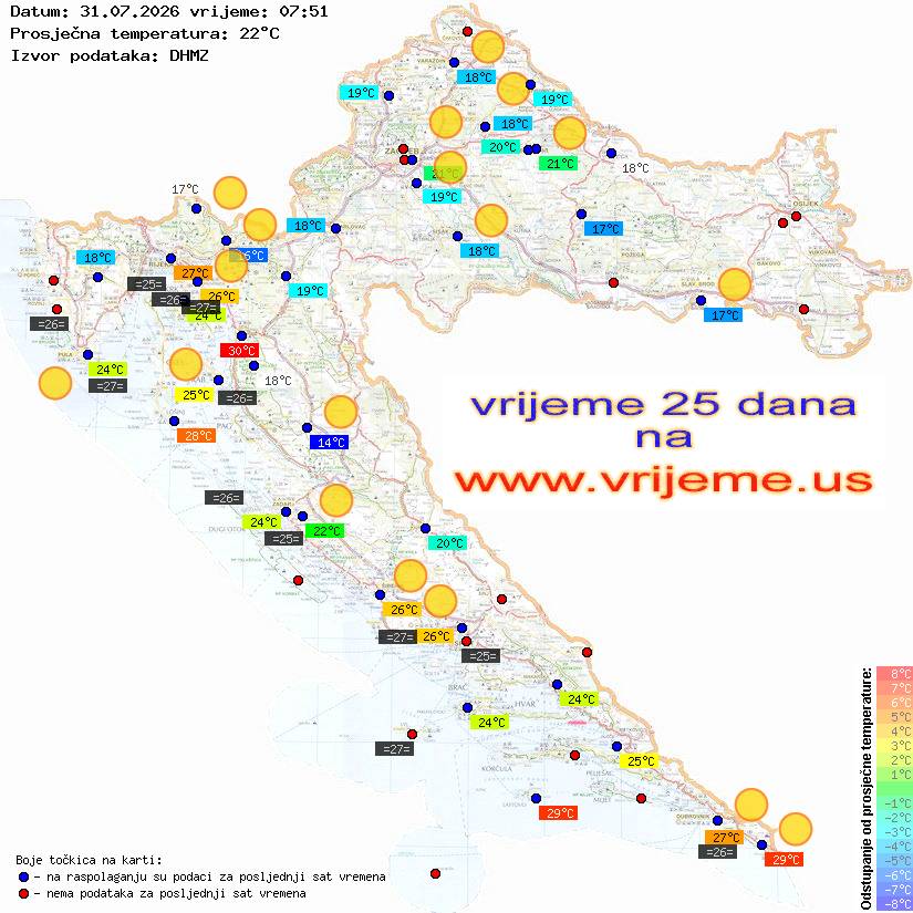 Vrijeme danas
