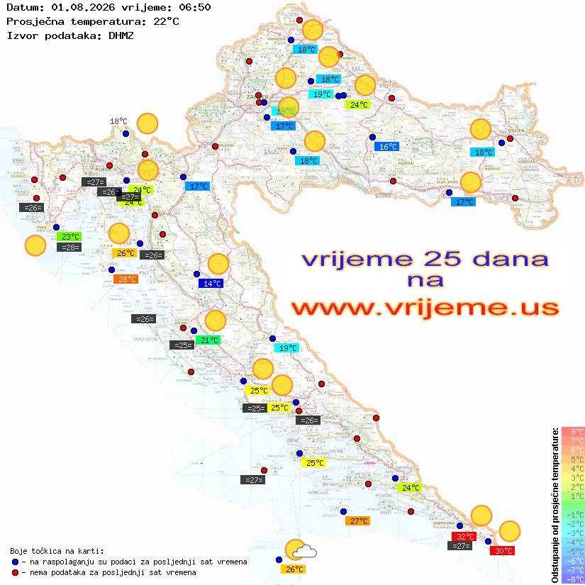 Vrijeme danas