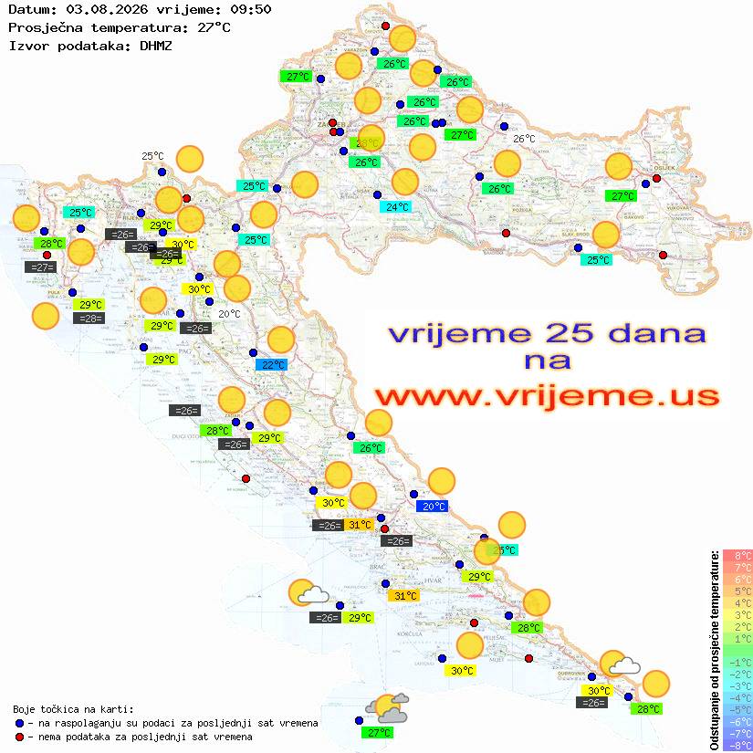Vrijeme danas