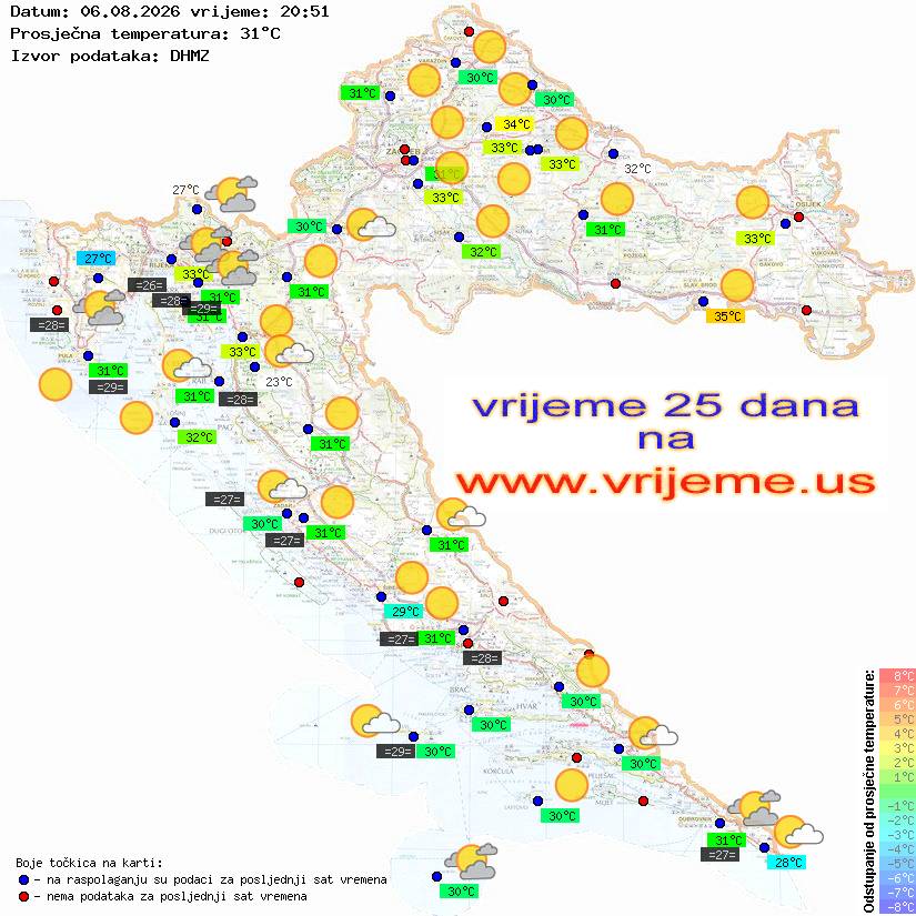 Vrijeme danas
