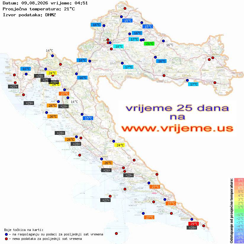 Vrijeme danas