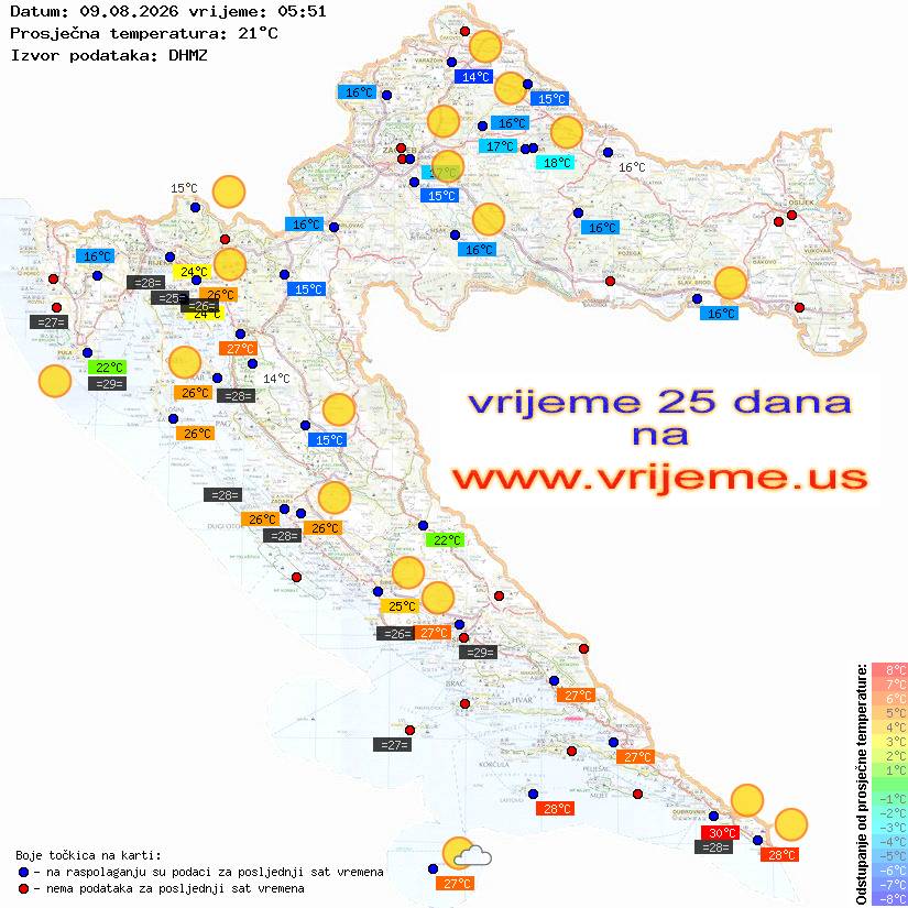 Vrijeme danas
