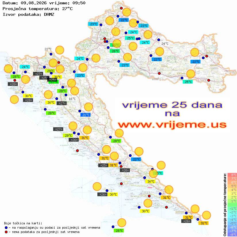 Vrijeme danas