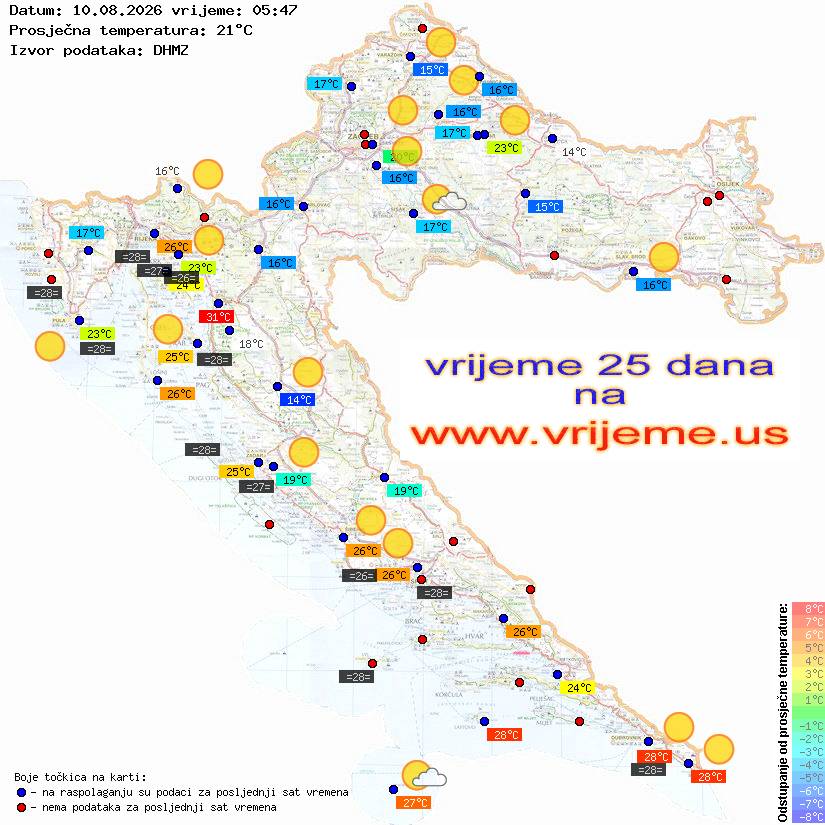 Vrijeme danas