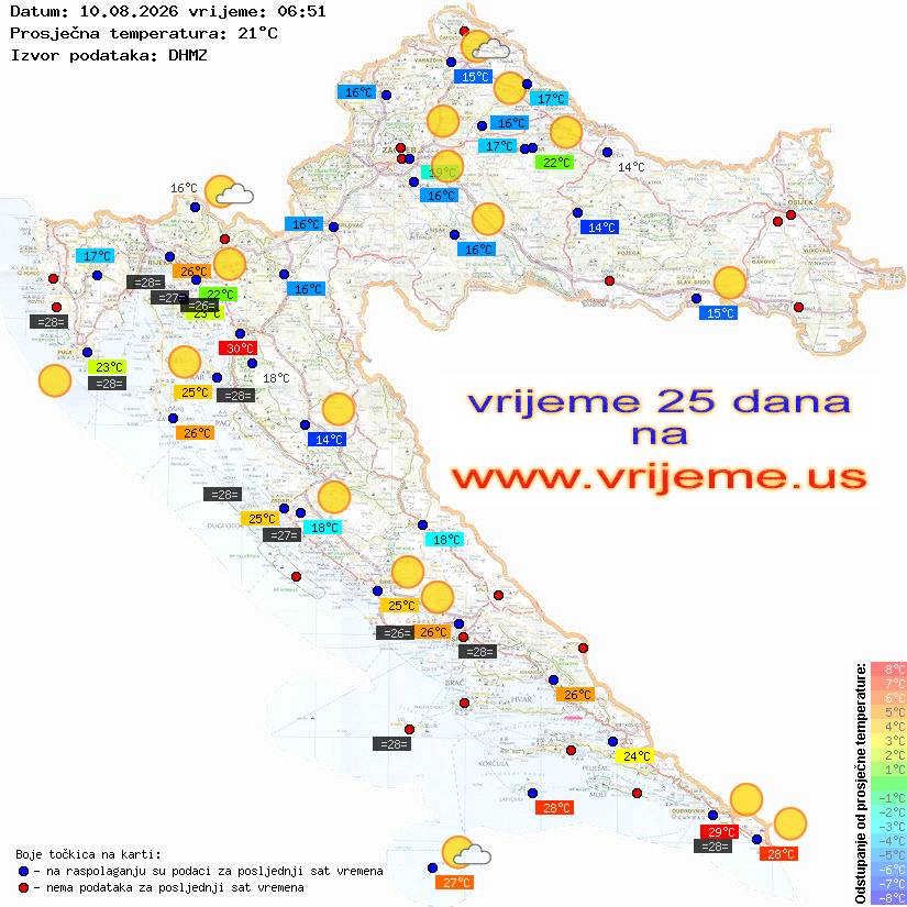 Vrijeme danas
