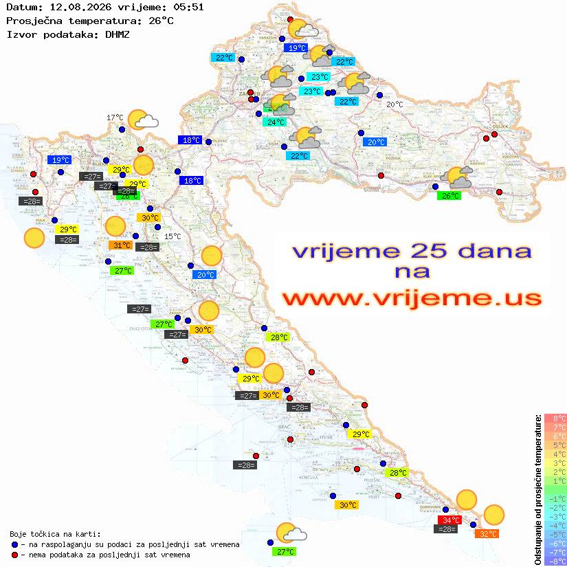 Vrijeme danas