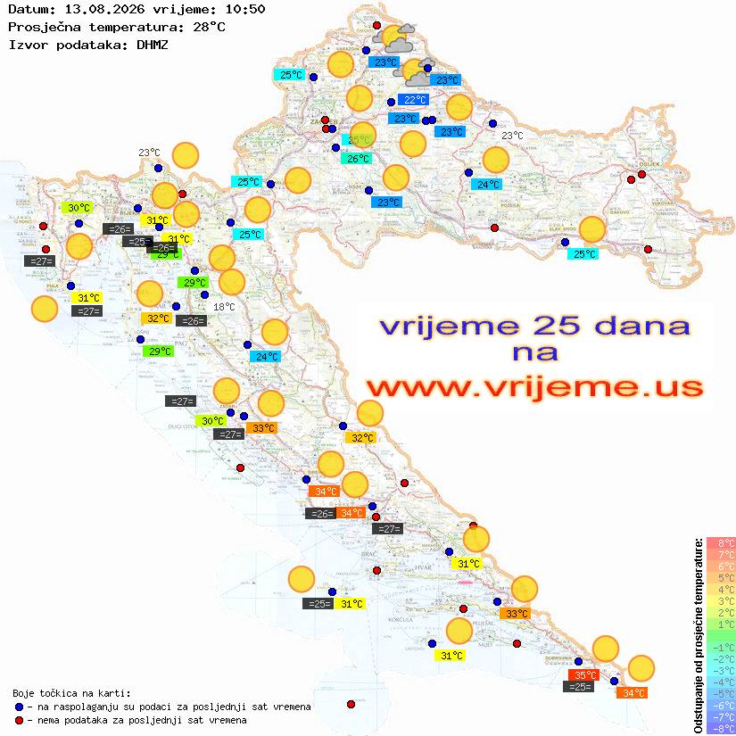 Vrijeme danas