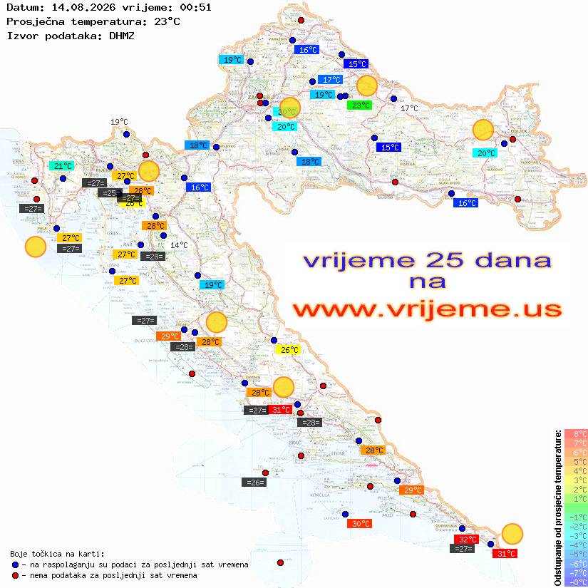 Vrijeme danas
