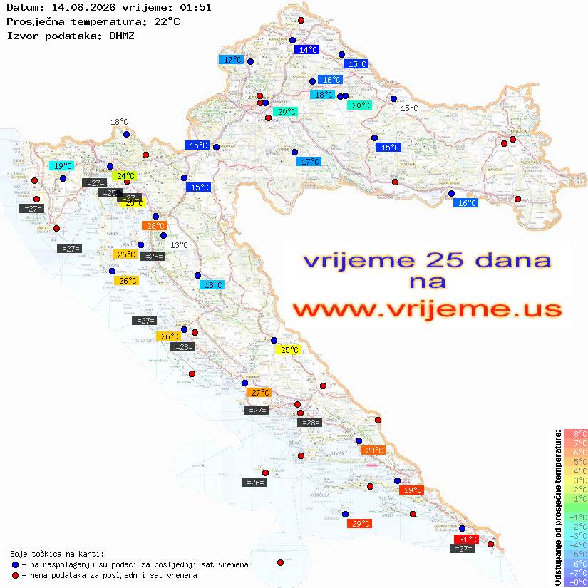 Vrijeme danas