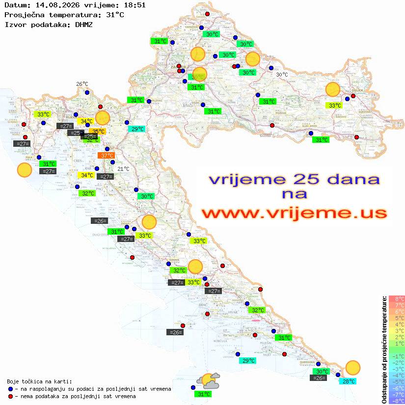 Vrijeme danas