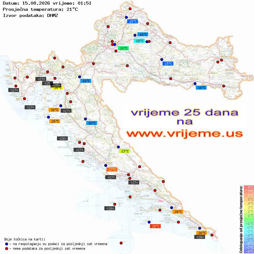 Vrijeme danas