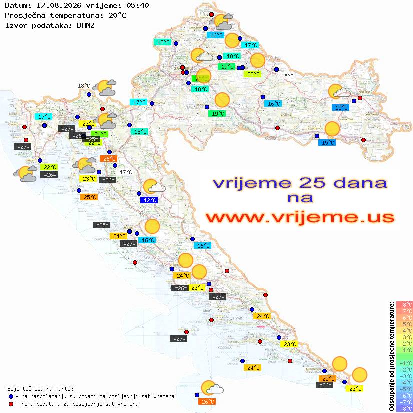 Vrijeme danas