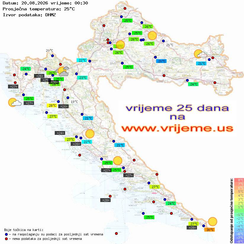 Vrijeme danas